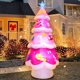 thumbnail image 2 of Arco de trineo de árbol de Feliz Navidad, Papá Noel, decoración inflable al aire libre, luz LED, decoración de fiesta de jardín de Año Nuevo, regalos para el hogar, nuevo, 2 of 4