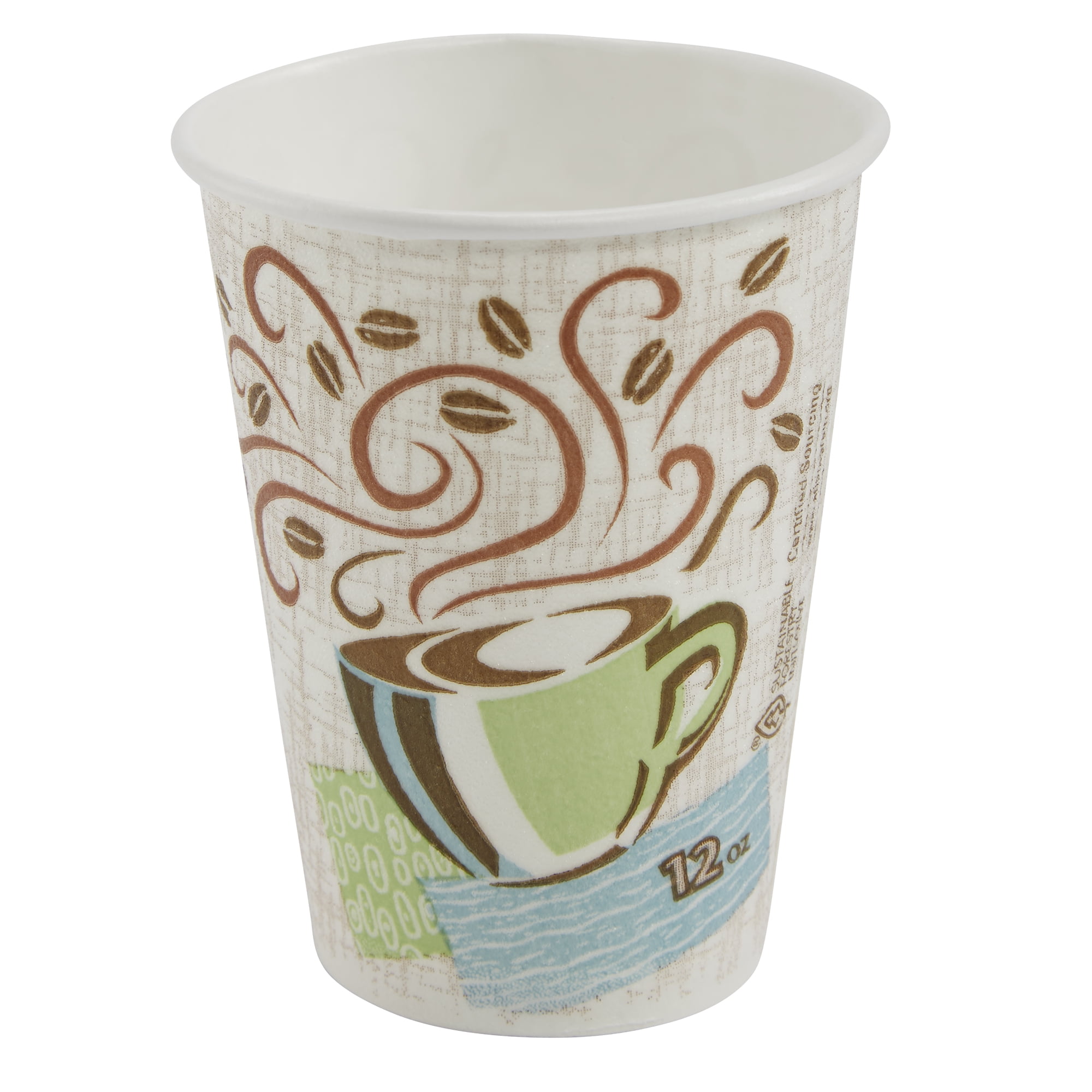 Dixie® PerfecTouch® (5342CDSBP) 12 oz. Insulated Paper Hot Coffee Cup
