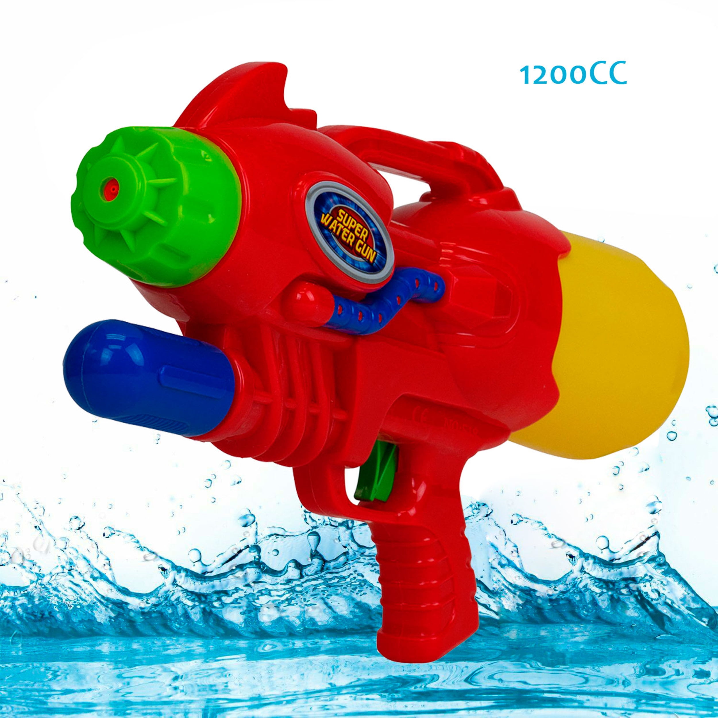 1200CC High Capacity & 35 Feet Long Shooting Range Water Blasters Gift Toys for Summer Swimming Pool Beach Sand Outdoor Water Fighting