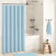 thumbnail image 2 of Cortina De Baño 1.8m*2m Tela Lavable Ducha Doble Impermeable Xtellar azul, 2 of 4
