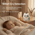 thumbnail image 6 of Sound Machine for Baby, 30 Soothing Sounds & Smart Cry Detection, Portable White Noise Machine with Night Lights, Newborn Baby Boy Gifts, 6 of 6