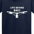 thumbnail image 4 of Inktastic Life Behind Bars Mountain Bike Youth T-Shirt, 4 of 5