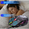 thumbnail image 2 of Mouse de Gamer Ergonomico BLOOSOM Ratón USB Con Luces Alambrico, 2 of 6