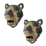 Lone Wolf Cast Iron Bottle Opener: Set of Two by Design Toscano