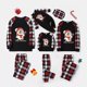 thumbnail image 1 of Pijamas navideños a juego para la familia, conjunto de pijamas a cuadros negros con My Gnomies, 1 of 3