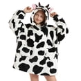 thumbnail image 1 of Wearable Blanket Hoodie for Kids  Oversized Patterns Sweatshirt Blanket With Pocket  4-12YR, 1 of 9