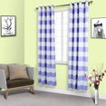 thumbnail image 3 of BalsaCircle 52" x 108" Lavender Cabana Stripe Curtains Drapes Panels Grommet Window Treatments Decorations, 3 of 8