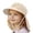1-Beige1392, variant on Oiyii Toddler Girls Water‑Repellent Bucket Hats Crocodile Embroidered Hiking Sun Hats, Grey