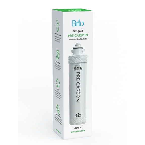Brio Pre Carbon Granular Activated Carbon Replacement Filter Piece Count 1