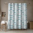thumbnail image 4 of Creative Products Teal Reverse School Of Fish  71x74 Shower Curtain, 4 of 7