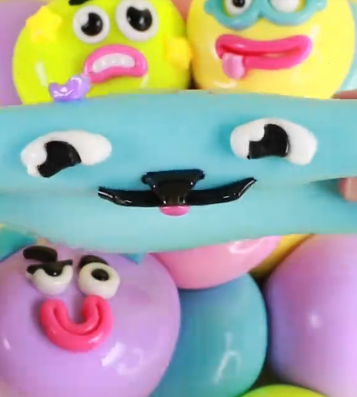 5Pcs Smushers Squishy Toys , Curiosities Smushers Dog Face Swap Sqweezz Smush ,Safe and Fun Design for All Ages (5 color style)