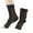 Black 2, variant on ZHENHONG Socks for Women and Men Unisex Socks Comfortable Ankle Protection Heel Function Compression Heel Socks Compression Socks