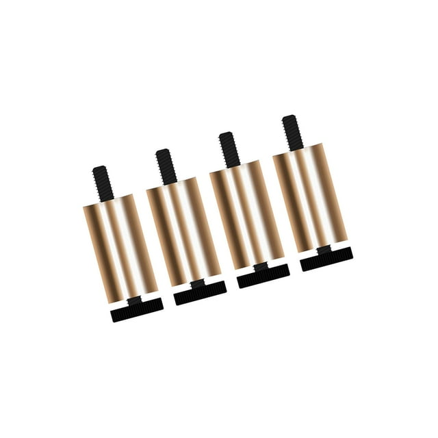 4x Sofa Feet Metal Furniture Legs Rustproof Adjustable Height Support Leg for Furniture Modern Style Replacement Couch Legs for Table Chair , gold 6cm