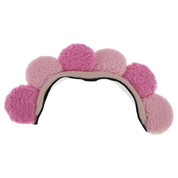 Accesorios para Cascos de Motocicleta Decoración Calcomanías de Pétalos para Cascos de Motocicleta Bicicleta Esquí Rosa Púrpura Peluche 1 Pcs