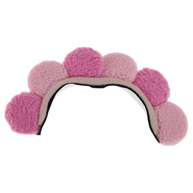 Accesorios para Cascos de Motocicleta Decoración Calcomanías de Pétalos para Cascos de Motocicleta Bicicleta Esquí Rosa Púrpura Peluche 1 Pcs