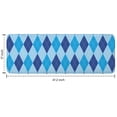 thumbnail image 7 of Light Blue and Dark Blue Argyle Pattern Kitchen Rug Mat,Kitchen Runner Rugs Non Skid Washable,Decorative Kitchen Floor Mats for Kitchen,Sink,Laundry,17"x47.2", 7 of 7