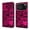 Color-1, variant on Leather For Apple iPhone 17 Wallet Case Crystal Material Painted Pattern, Wallet For Women Men Card Holder Magnetic Clasp Kickstand Folio Case,Color-5,For iPhone 17