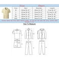 thumbnail image 2 of BOBOGOJP Chemise Homme Ajustée Manches Longues en Lin Coton, AG TG, 2 of 4