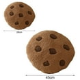 thumbnail image 5 of Ludlz Creative Throw Pillow Cookie Shape Soft Comfortable Plush Lovely Sofa Butt Cushion Floor Pillow Room Decor, 5 of 7