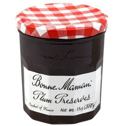 Bonne Maman Plum Preserves, 13 oz, (Pack of 4) by