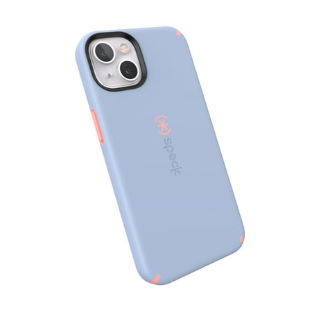 Speck iPhone 13 Candyshell Pro phone case in Harmony Blue and Chiffon Pink