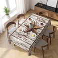 thumbnail image 3 of Texas Star Grey Wooden Table Cloth Waterproof Tablecloths, Farmhouse Berry Countryside Tablecloth Dining Table Cover for Kitchen Party Tabletop Outdoor, Rectangle Tablecloth 54x108 Inch, 3 of 9