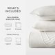 thumbnail image 5 of Juego de Edredón Resistente a las Arrugas para Todas las Estaciones, Colcha Cosida a Rayas Naturales para Ropa de Cama Tamaño King de Comfort Canopy, 5 of 10