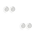 thumbnail image 3 of Jumpingount Round Spiral Earrings Anniversary Gift Lady Ear Use Dangle Personality Hanging Earring Popular Decorations Accessories Pedant Type7 NO7, 3 of 6