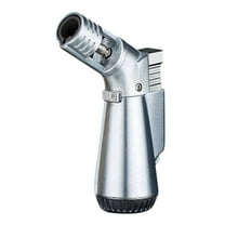 Ruroz 1 Pack of Torch Lighter, Jet Flame, Butane gas, Mini Refillable Windproof Lighters, for candle, fireplace, grill (Gas not Included)