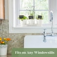 thumbnail image 7 of PERFNIQUE Indoor Herb Garden, Herb Garden Planter for Indoor/Outdoor, Farmhouse Plant Pots, Windowsill Herb Garden Kit with Tray, Window Pots for Indoor Plants (Off White), 7 of 7