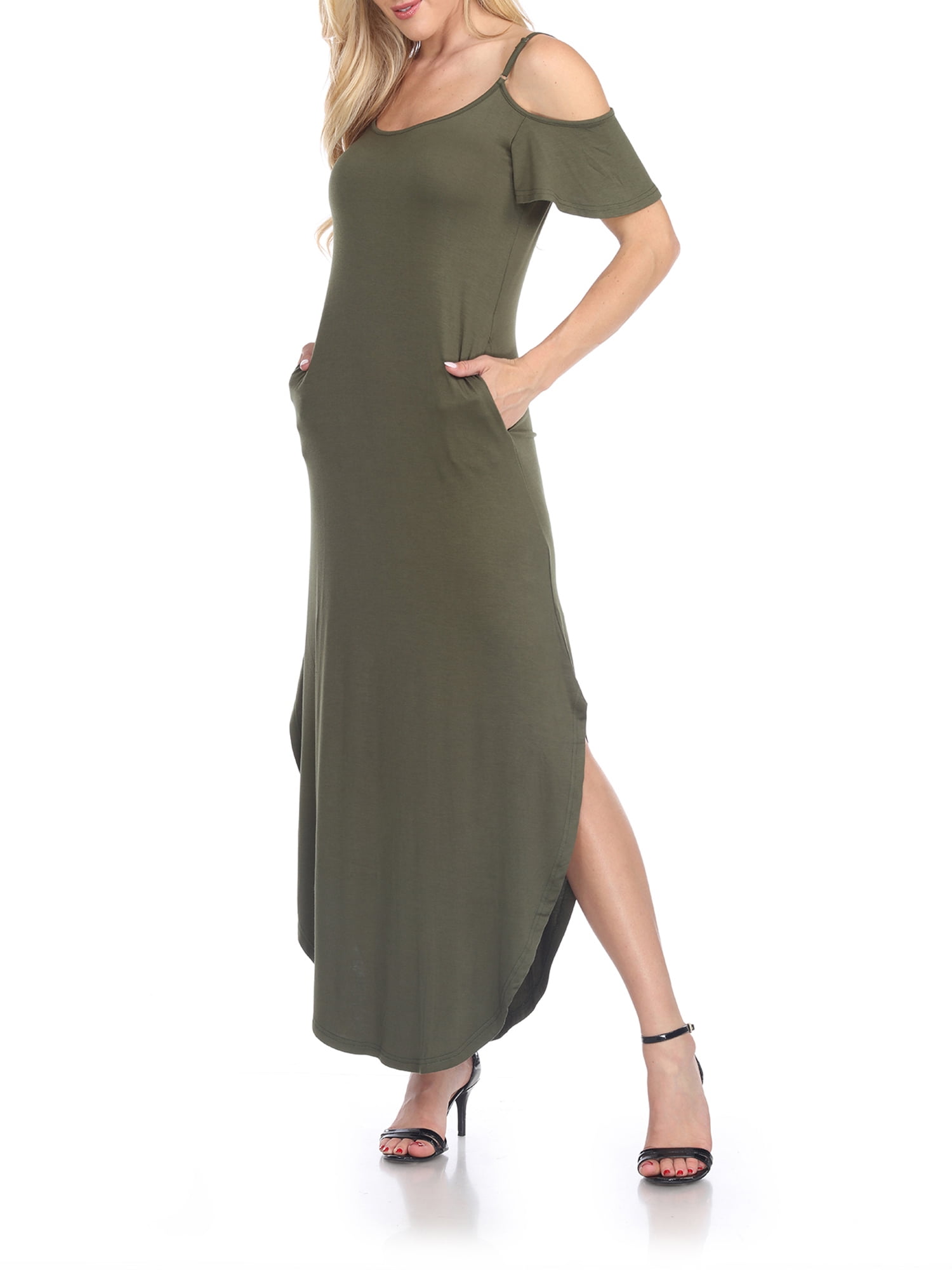 walmart white maxi dress