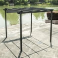 thumbnail image 2 of ALEKO DIY 9 x 9 Aluminum Grape Trellis Pergola Canopy Gazebo Gray Color, 2 of 5