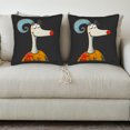 thumbnail image 3 of Whimsical 18x18in Throw Pillow Covers Set of 2 - Colorful Abstract Patterns for Couch Bed Car - Playful Design with Cheerful Vibes, 3 of 8