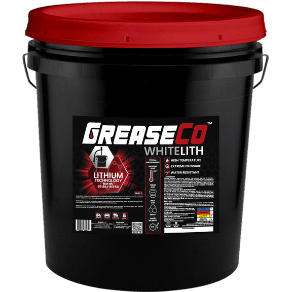 WhiteLith - White Lithium Grease Pail - 35 LB