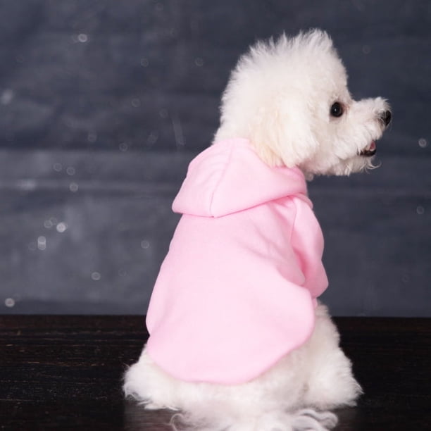 Ropa para perros de color sólido de otoño e invierno, ropa cálida con forro polar para mascotas, ropa polar para perros grandes