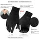 thumbnail image 4 of Guantes de pantalla táctil, guantes deportivos unisex, forro de guantes, guantes para correr al aire libre, guantes de invierno cálidos a prueba de viento, antideslizantes, dedos completos, 4 of 6