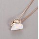 thumbnail image 3 of Collar de Corazón de Amor Leafael Chapado en Oro Rosa de 18K, 3 of 3