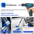 thumbnail image 6 of Wheel & Tire Brush, Soft Bristle Car Wash Brush, Cleans Dirty Tires & Releases Dirt and Road Grime, Short Handle for Easy Scrubbing(Blue&White), 6 of 9