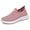 Pink, variant on Women's Sneakers Lightweight Breathable Casual Walking Shoes Comfortable foot arch pad Low Heel