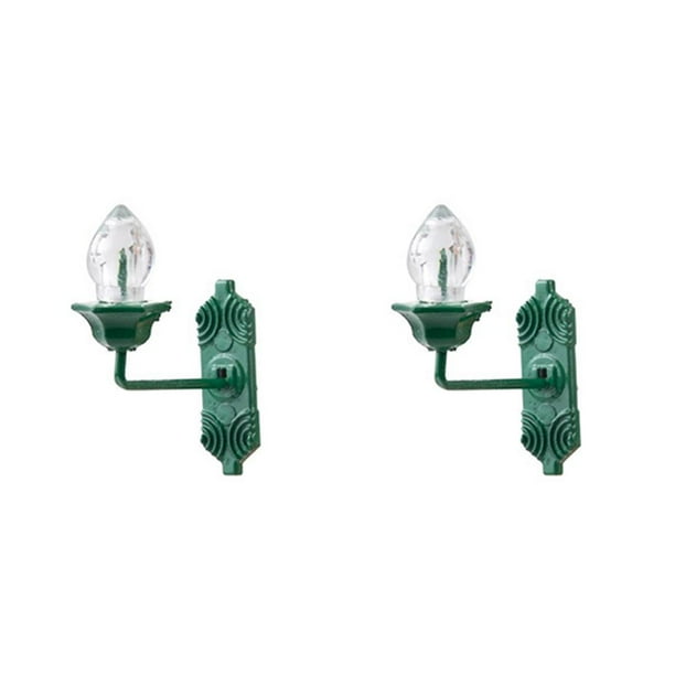 Inteprter Modelo de luces de pared, lámparas de cristal, accesorio doméstico de moda para interiores para sala de estar, dormitorio, baño, pasillo, B 2piezas