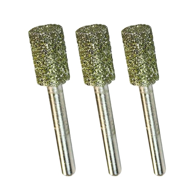 Broca abrasiva de cilindro abrasivo con puntas montadas 6 mm 8 mm 10 mm Sharpla Cabeza de broca de diamante