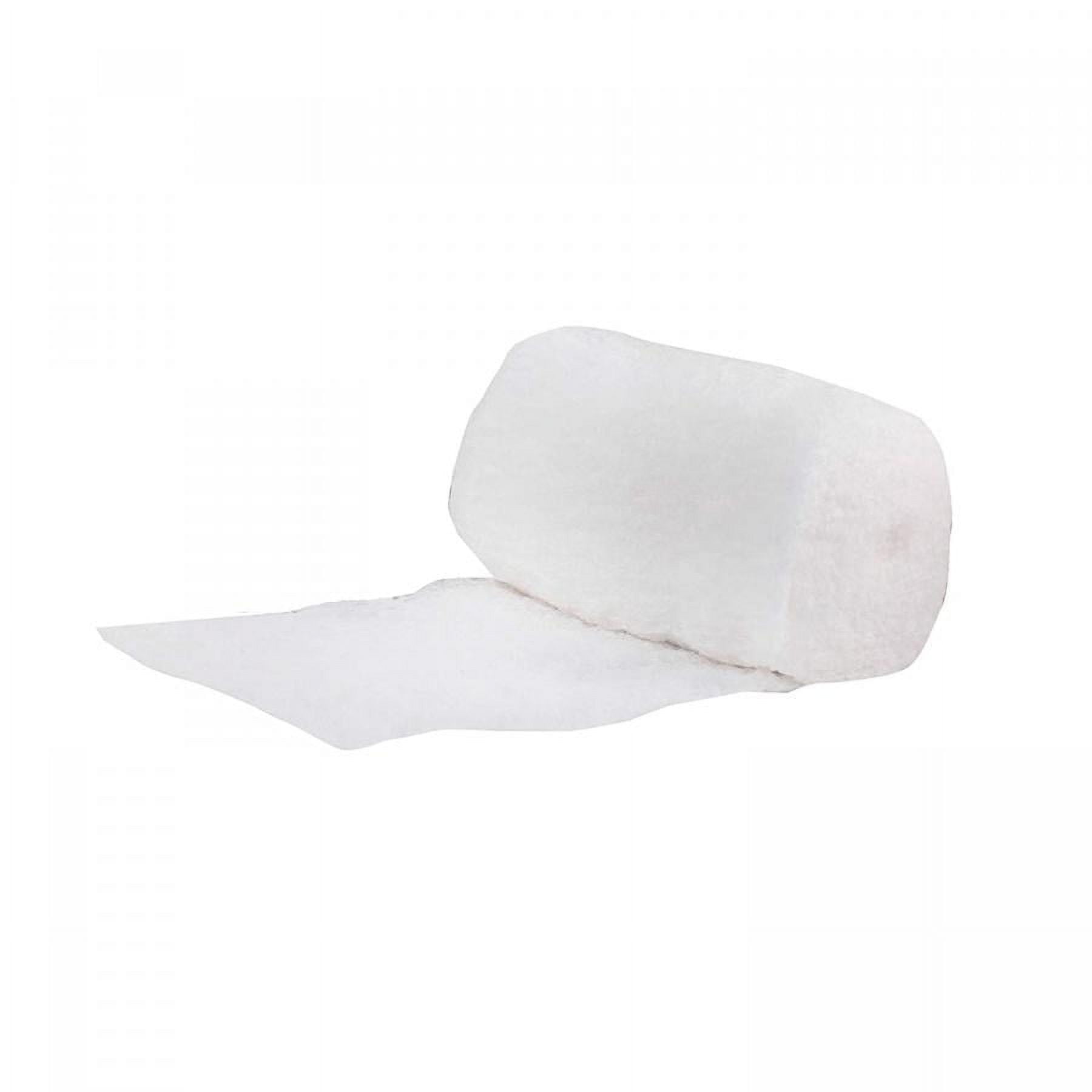 Dukal Fluff Bandage Roll, 6-Ply, 4.5 Inches x 4.1 Yards, White, Sterile, 100 Count