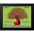 thumbnail image 2 of Retrolabel 24x19 Black Modern Framed Museum Art Print Titled - W.D. Peacock Fancy Apples, 2 of 5