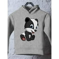 thumbnail image 3 of Sitting Panda Hoodie Toddler -Image by Shutterstock,  2 Toddler, 3 of 4