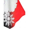 thumbnail image 4 of TAMAÑO PLUS Santa Claus Imprimir ColorBlock T Shirt Rosegal Mangas largas de talla grande, 4 of 5