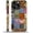Mosaic Flower Collage, variant on Case for iPhone 16 Pro, Japanese Dragon Plum Blossom Design Hybrid Dual Protection Soft TPU + Hard PC, Shockproof & Anti-Scratch Cover Men Women Stylish Protective Phone Case