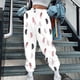 thumbnail image 2 of Pantalones largos de cintura elástica con cordón estampado informal a la moda para mujer Fridja  alkflakhf35509, 2 of 5