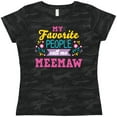 thumbnail image 3 of Inktastic My Favorite People Call Me Meemaw with Flowers Women's T-Shirt, 3 of 5