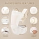 thumbnail image 3 of Portabebés Bebamour con asiento de cadera, malla transpirable, 0-36 meses, 3 of 9