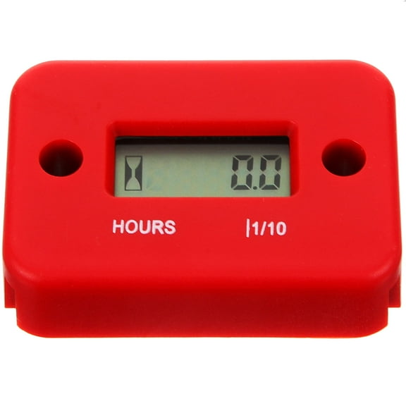 Tineasur Splashproof Digital Hour Meter for Motorcycles with ABS Build, Multiple Colors Available, Easy to Install